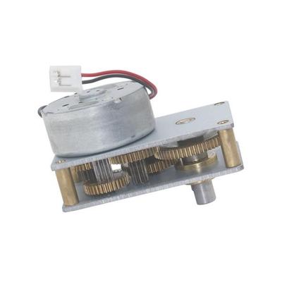 ZB4124-300阀门马达减速电机微型直流低速马达6V金属齿轮300减速