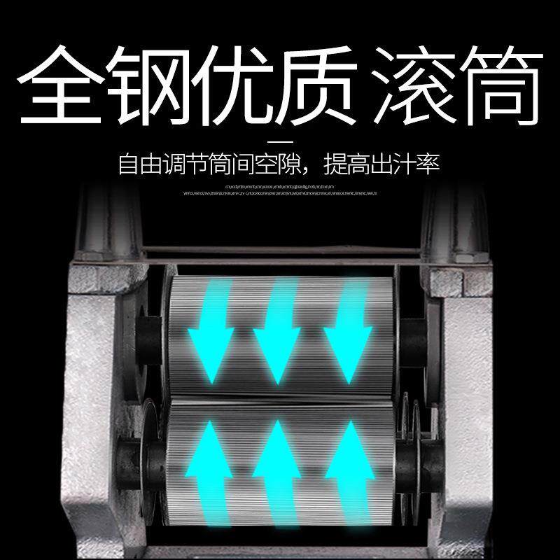 厂家动甘蔗榨汁榨机商用小台式不锈钢手甘型蔗汁机专324用手摇甘