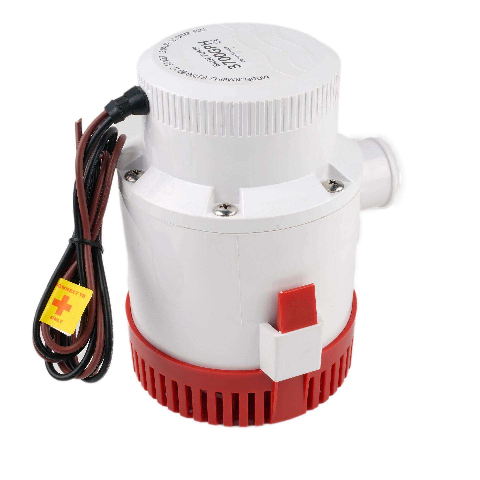 3700GPH 12v24V直流舱底泵游船游艇排水泵 船用水泵 潜水泵