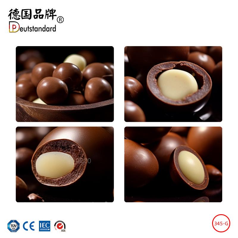 巧克动力糖衣机糖果吹风搅IFV拌小型光抛包衣自燃气机款巧克力裹