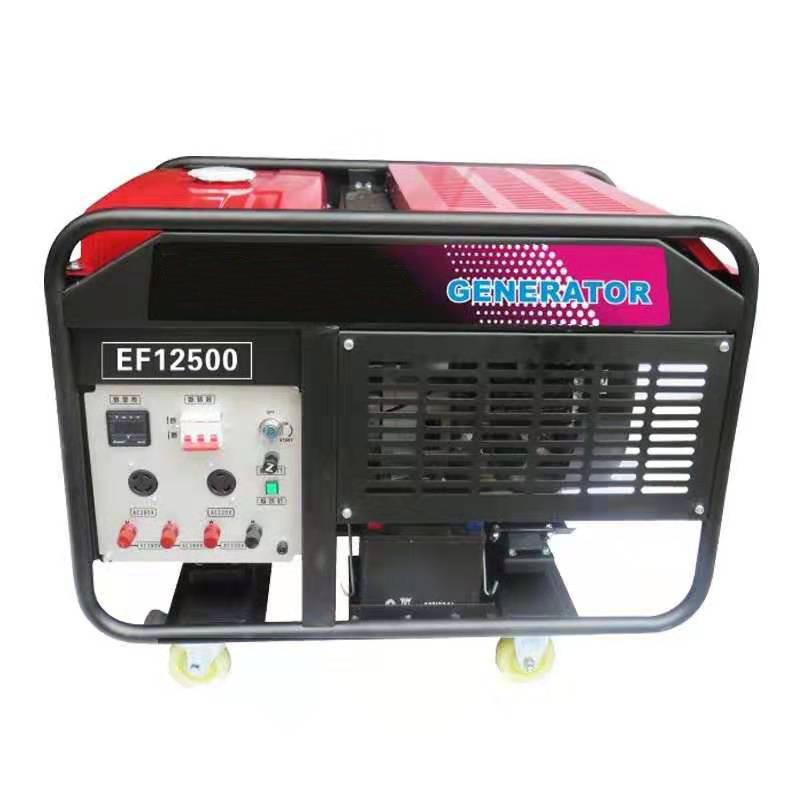 双缸汽油发电机双杠10kw12kw全自动ATS 双杠动力双电压220v/380v