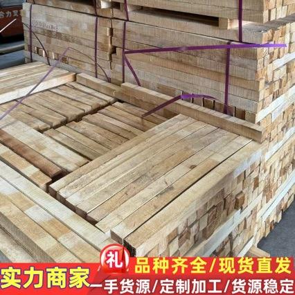 工厂泰国橡胶木 木方 烘干实木板材 方条 楼梯立柱 家具木板