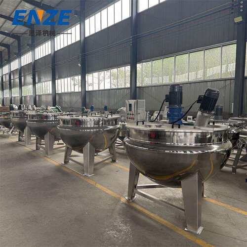 全自动搅拌夹层锅电加热凉粉熬制锅红薯米豆腐熬制机