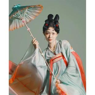 古装719伞汉道具伞白色Fofo服酱的伞长杆舞子伞绸布油纸蹈伞摄影