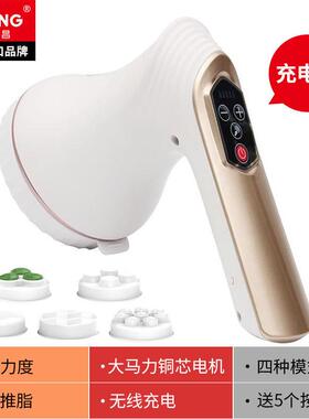 高档海部豚按摩器棒颈椎功腰部背全身手持式多电能动振动小型锤仪