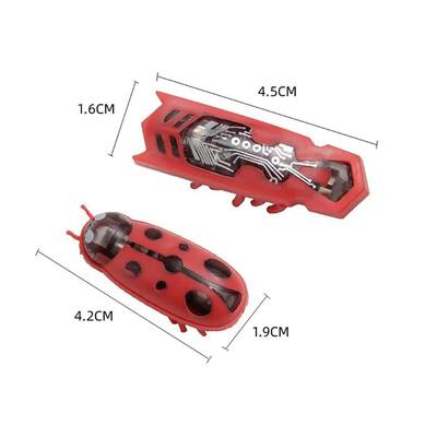 1PC Electric Bug Cat Toy Automatic Flip Battery Operated Pet