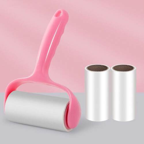 Lint roller with tear-off sheets, ideal for cleaning and rem