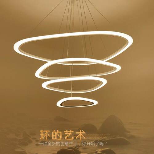 餐厅灯吊灯吧台饭厅led现代简约艺术灯具2022年新款餐桌灯餐吊灯
