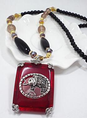 百搭欧美风圆环简约日韩装饰饰品长款毛衣链项链女士衣服配饰挂饰