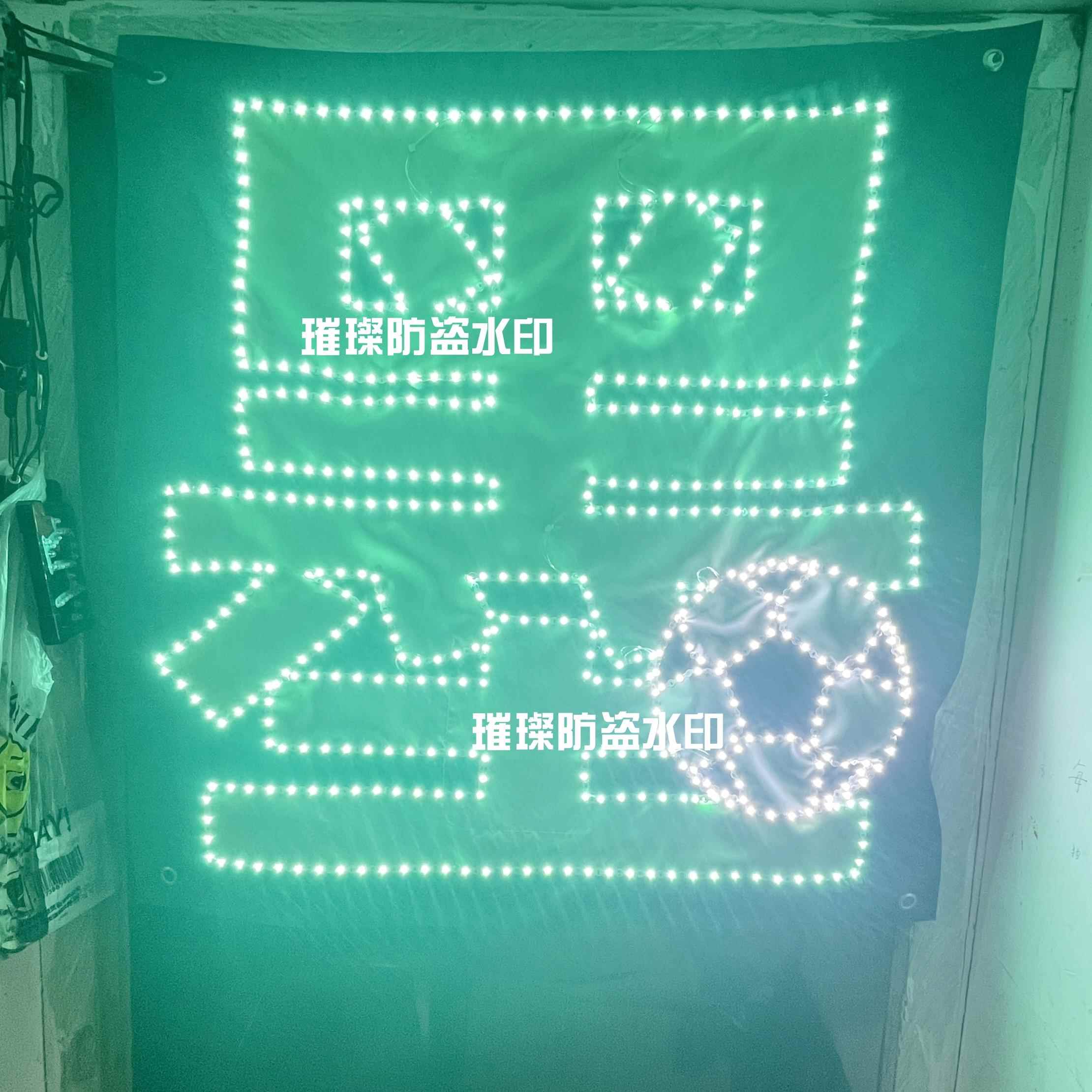 张子墨超薄贴片软灯牌超亮LED灯牌应援明星团购头戴胸牌定制
