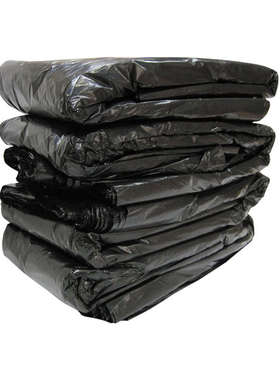新料120X140CM50只加厚大号垃圾袋黑色环卫物业240升桶分类垃圾袋