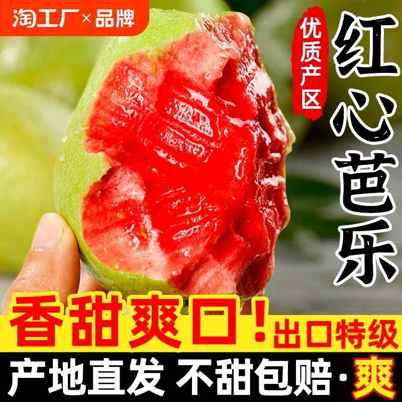 红心芭乐新鲜水果包邮时令巴乐果高甜水果应季番石榴