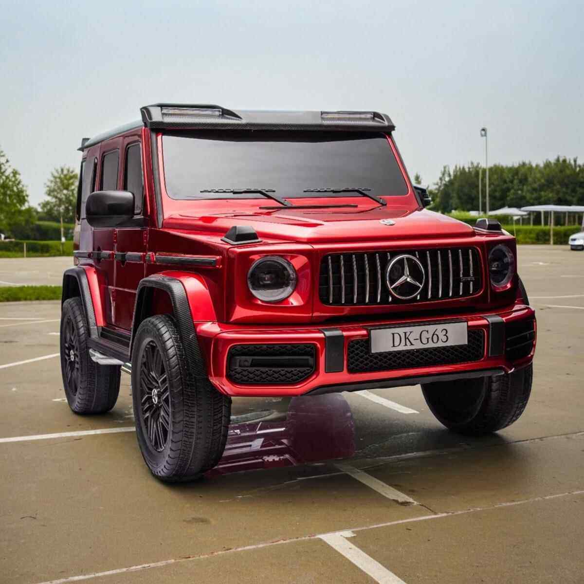 正品正版DK座G63车奔驰大g儿童电动宝遥控汽车超大双可坐大人宝玩