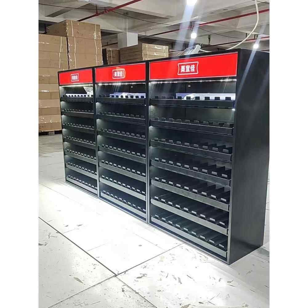 美宜佳同款烟架超市便利店展示架小型靠墙烟柜展示柜挂墙式组合柜