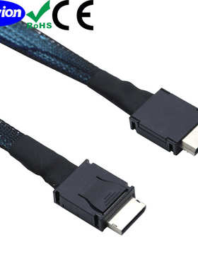 PCIE Oculink MINISAS SFF 8611 4I转8611 4I服务器机内高速线