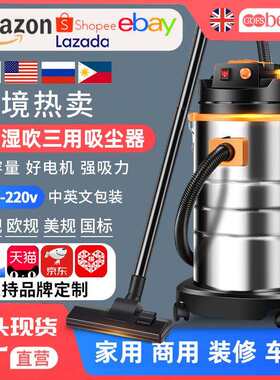 吸尘器家用大功率工业小型美缝保洁开荒车用工地吸尘机商用大吸力