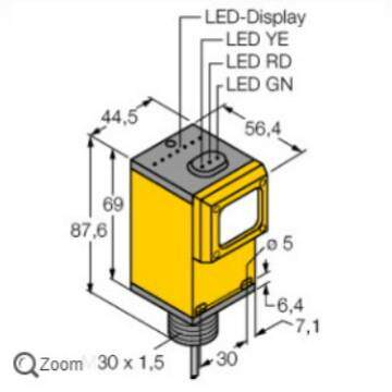 现货EO6m-Mi-Y1 光电传感器EOIR20m-BS18-6X 直反式传感器