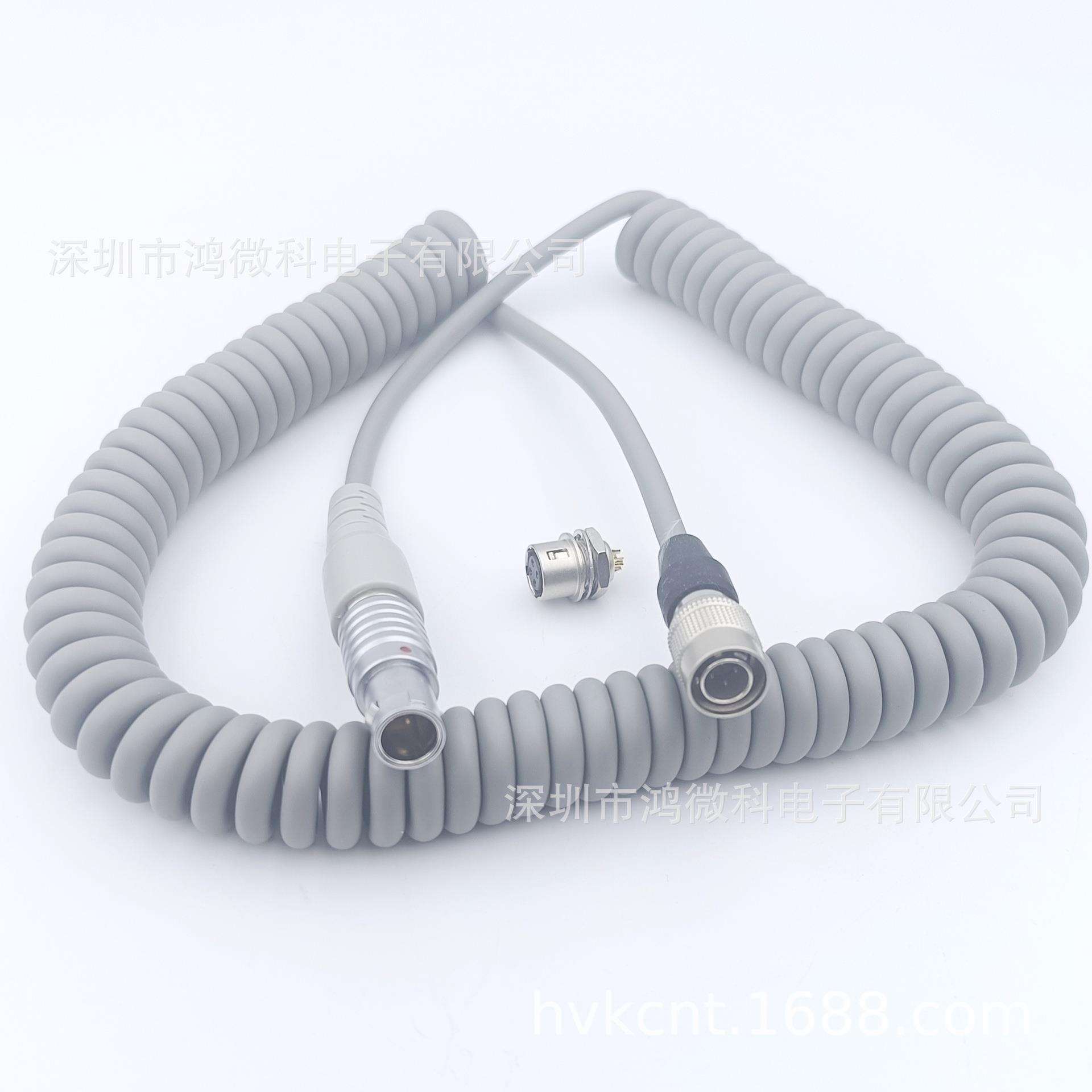 推拉自锁航空插头连接器兼容B/K/S系列接多芯弹簧线支持按要求做