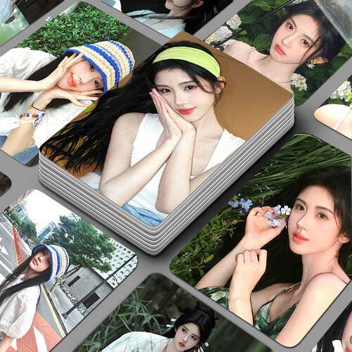 新款鞠婧祎应援小卡55张盒装剧照纯欲写真合集周边LOMO卡卡膜卡册