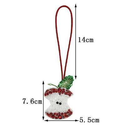 Fashionable Embellishment Patch Bag Lanyard Fruit Patch For