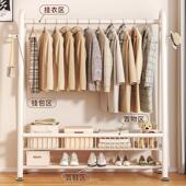 衣架595落地架卧室家用室内挂衣架置架晾衣架衣服挂简易物挂衣服