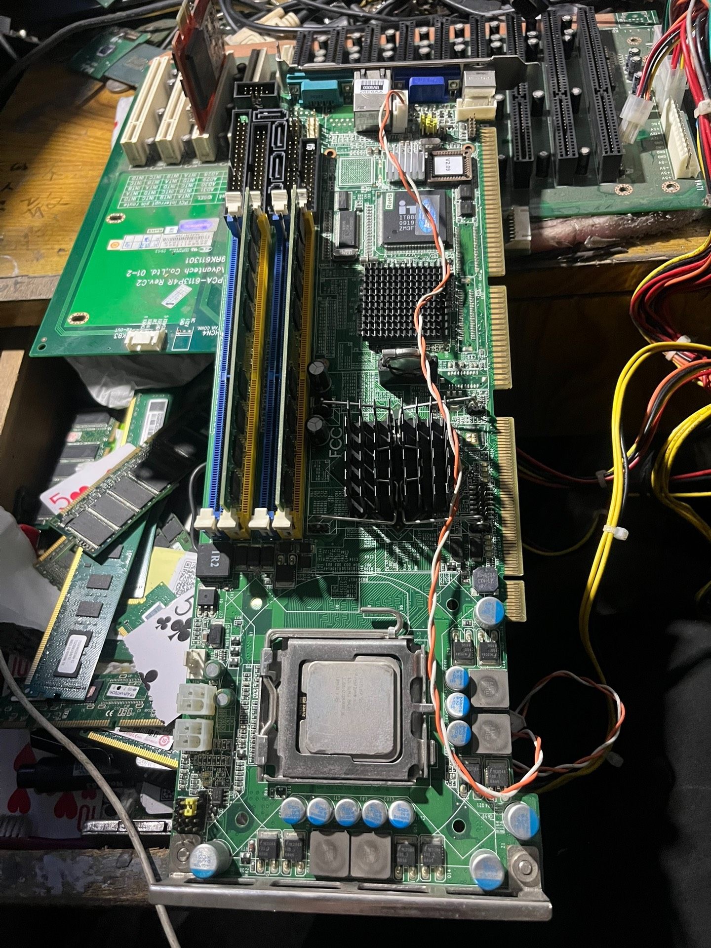 研华PCA-6190 Rev.A2 拆机原装PCA-6190