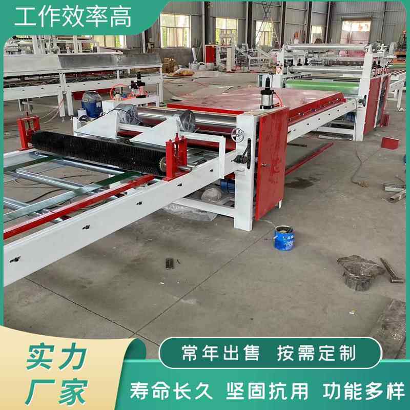 全动热冷胶贴软面机 细AC-1320木工纸贴机 软木门自网纹辊刮胶面