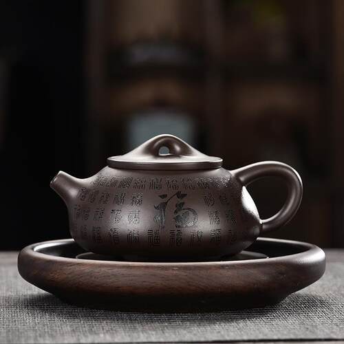 紫砂壶泡茶壶单壶煮茶器冲茶具纯手工家用大容量原矿紫泥高端