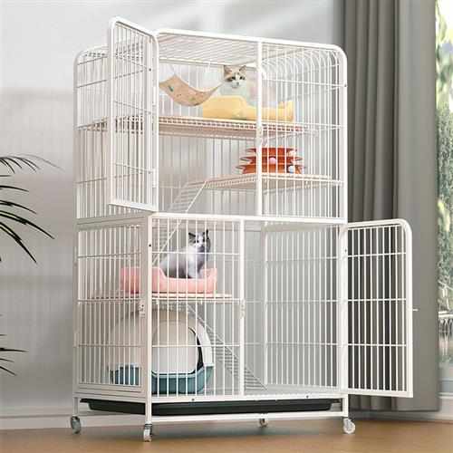 猫笼家用猫别墅超大猫舍猫咪笼子室内带厕所大号宠物猫窝房子批发