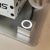 电脑外置开 关铝合金磁吸按键免弯腰微星华硕技嘉通 机全铝电源开