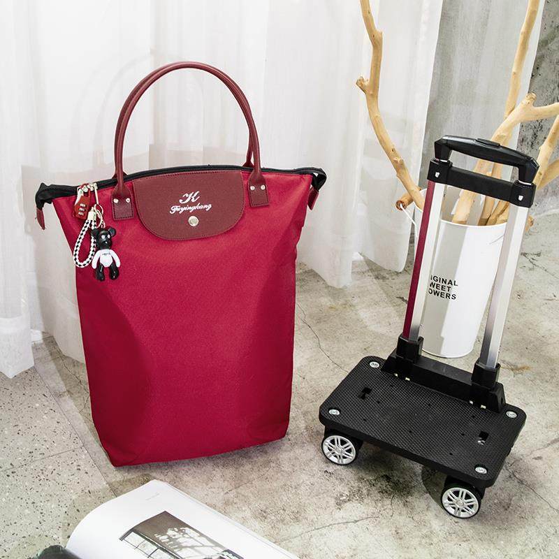 W1TR多功便携式小推车中能老年人家用买菜物购F765H57T小拉车卸可