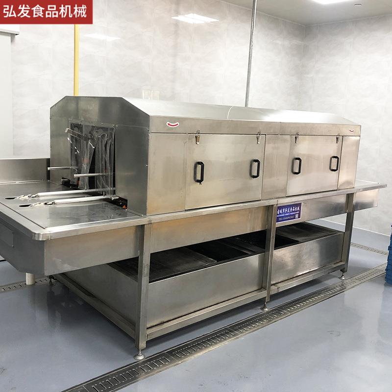 自880动周转水箱清洗全机隧道循环热水洗筐机生鲜果碱蔬筐清洗流