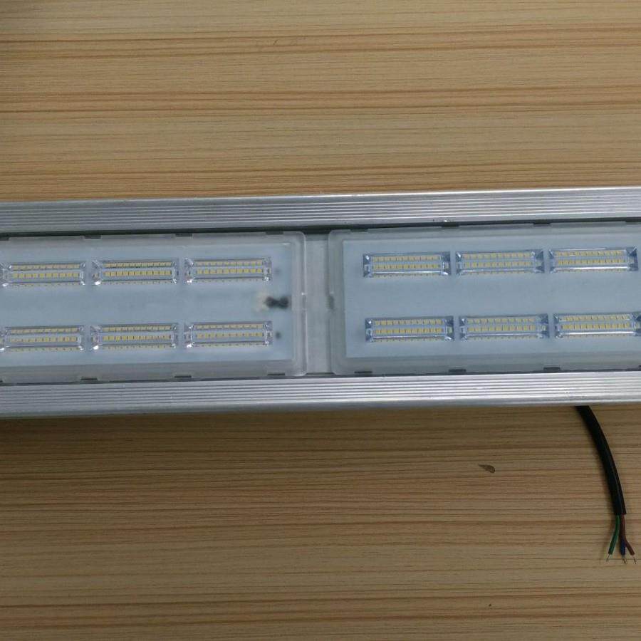 LED线形工矿灯套件 厂家直销带透镜高棚灯外壳套件大灯管配件60度