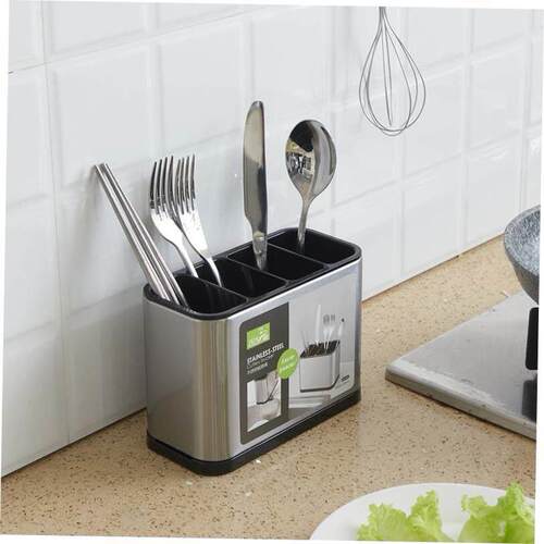 Knief holder tube spoon storage box rack kitchen cutlery org