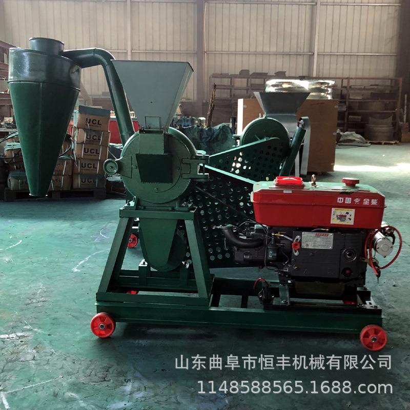 齿盘粉碎机型号全化工料石膏磨粉机自吸式玉米粉碎机柴油机款