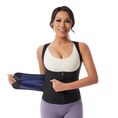Women Adjustable Zipper Sauna Tank Tummy Control Shapewear