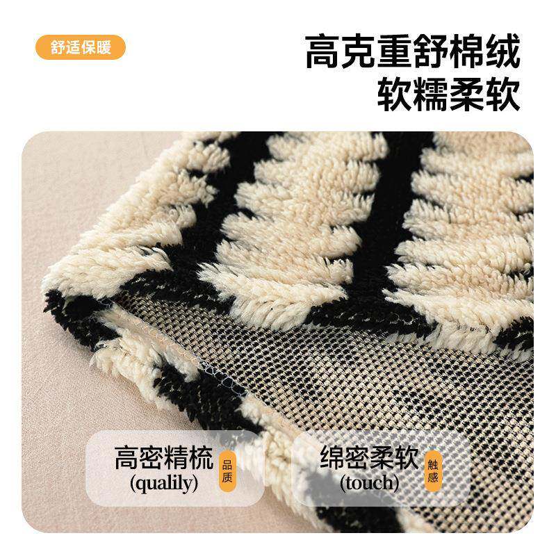 秋冬新款尘棉绒床头靠背套加厚床头软包舒床头套罩通JT林塔-D用防