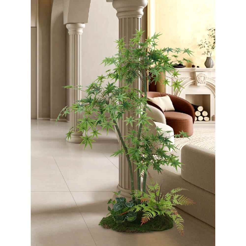 模拟向日葵塑料植物美化室内盆栽装饰彷生花树假绿色植物高雅可及