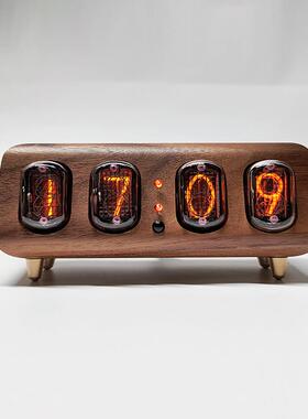 前苏联IN12辉光辉光管时钟简约蓝牙控制辉光灯台钟闹钟真辉光管钟