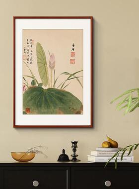 FDR挂入口画炼盛义花客厅饰画宋代美学中式项画书房茶室卧室壁装