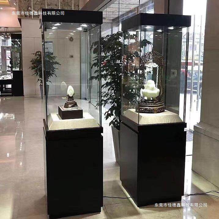 模型展示柜台玉器展柜玻璃柜子透明陈列柜单品展览文物博物馆展柜