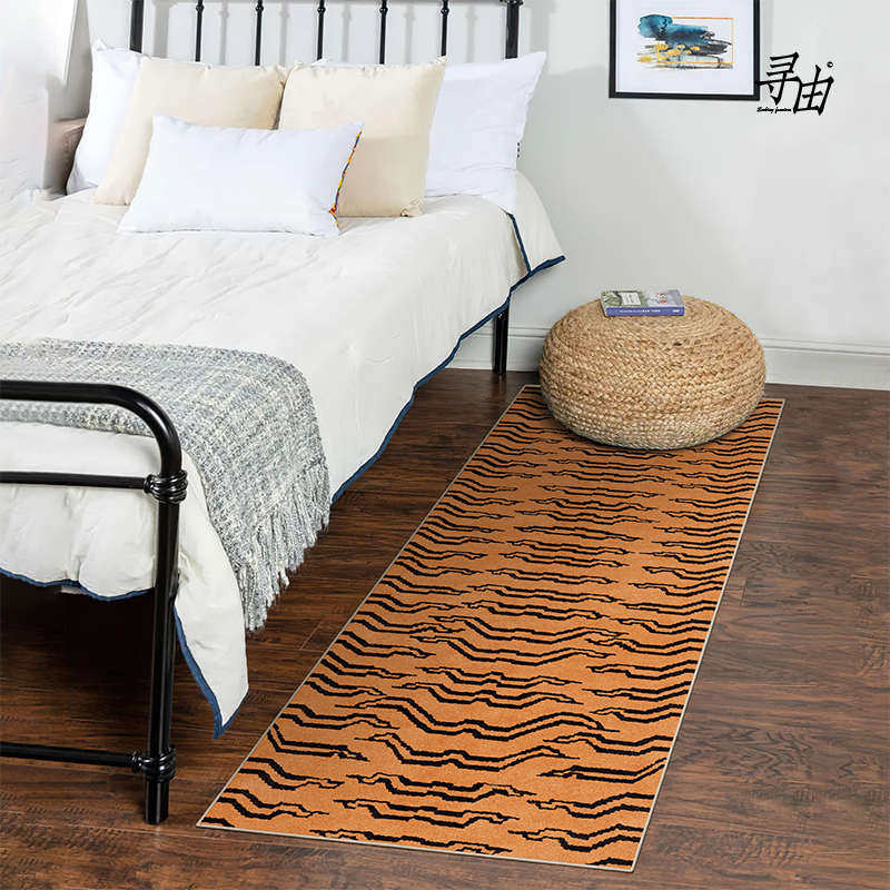 寻由地毯卧室床边毯ins 风茶几毯简约老虎纹客厅家用毯欧式覆古,居家布艺,地毯,淘宝优惠券,粉丝福利购,淘宝优惠卷