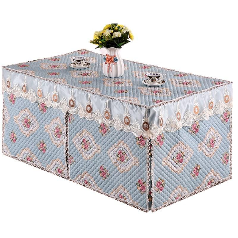 9WOR12片电炉罩新款加厚烤火罩套冬季夹棉长方形取暖茶几桌罩电暖