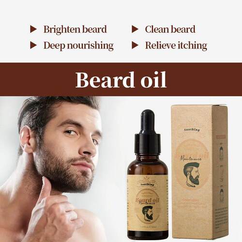 KORMESIC全英文胡须油beard oil面部护理士外贸