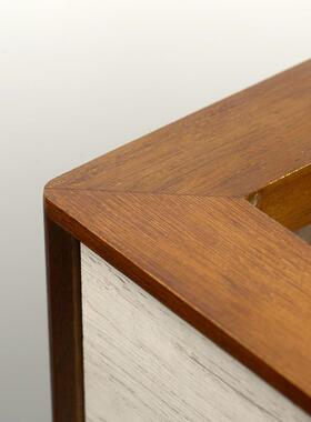 双面挂钟客厅两拐角钟表用现代简约家大9199气音实木时静钟装饰面