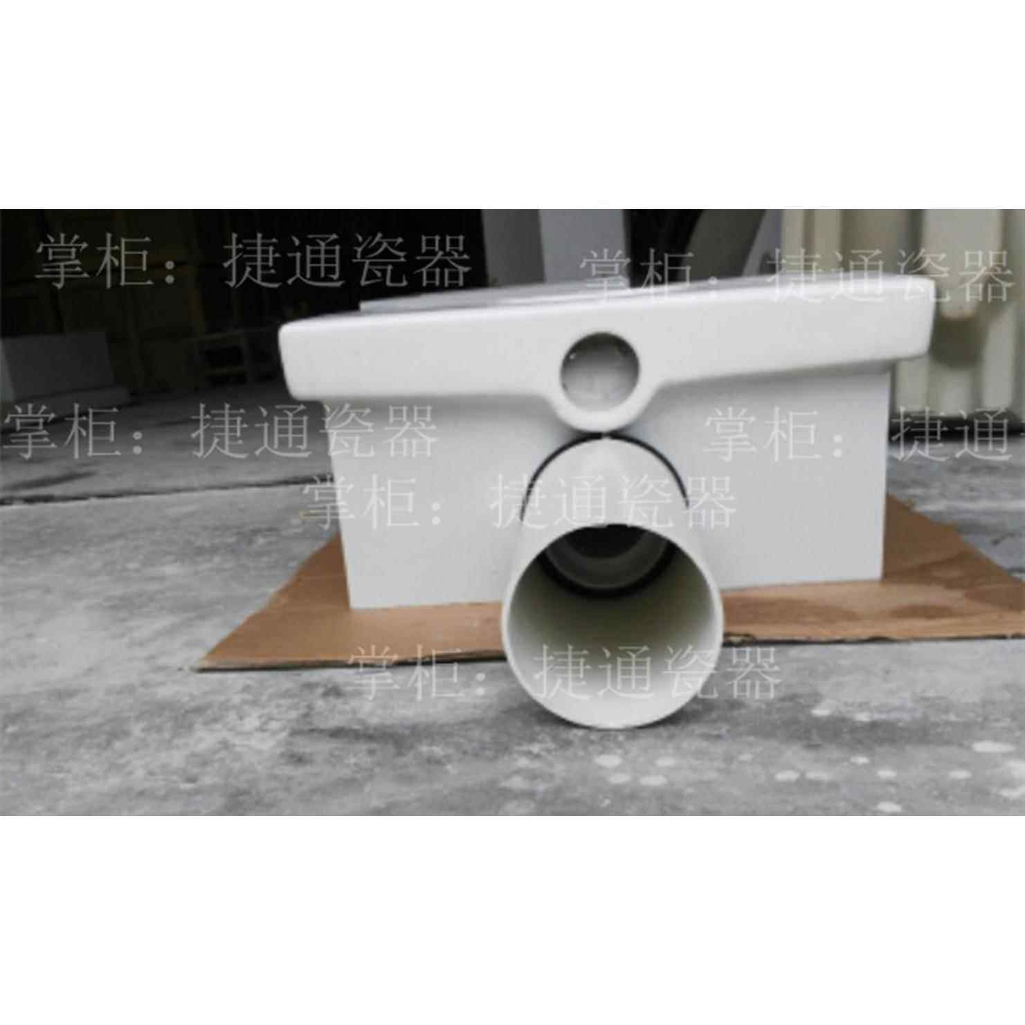 墙横排后下排蹲厕高23台式墙排蹲便器后横排蹲坑大便器便池后排水