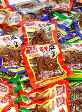 靖港古镇毛毛鱼500g野山椒香辣味鱼仔湖南特产麻辣小鱼儿熟食包邮