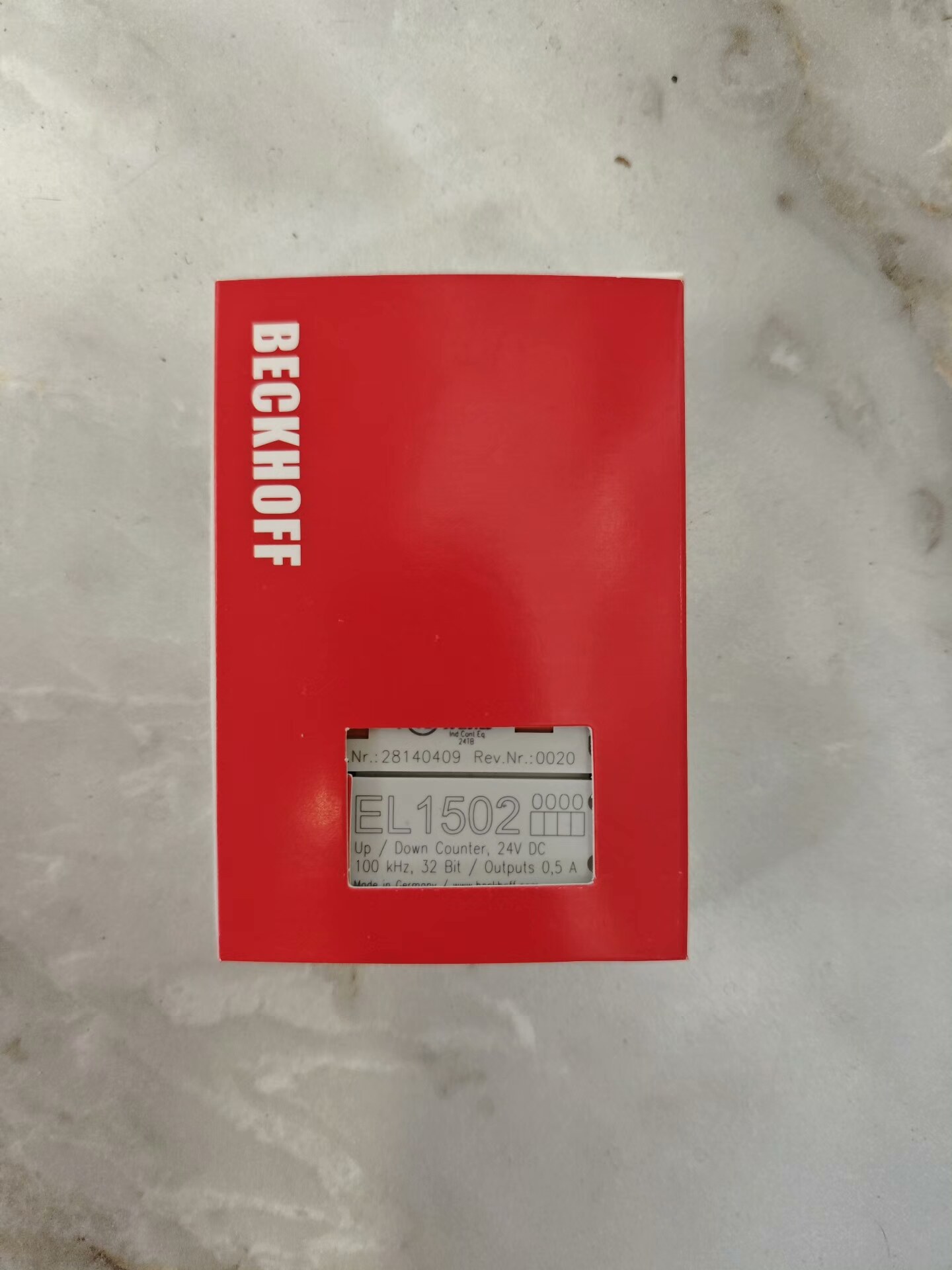 倍福EL1502计数器模块，100 kHz，32位，24V