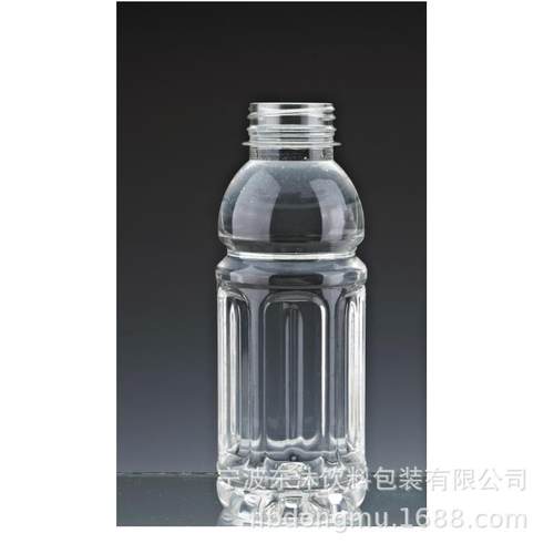 PET瓶耐高温热灌装瓶塑料饮料瓶酱料瓶38口径 350ml 圆瓶387只/箱