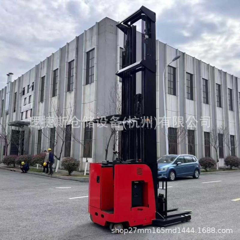 双伸位前移式电动叉车 1.6吨剪刀叉窄巷道高位堆垛车仓库升降车